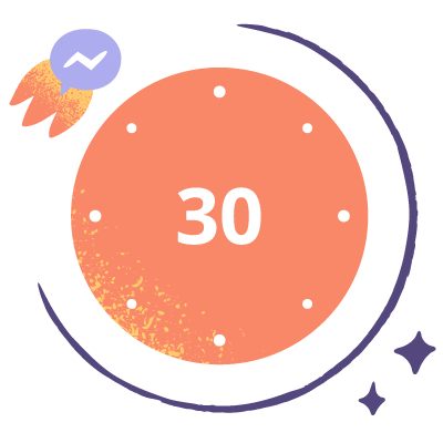 Countdown message