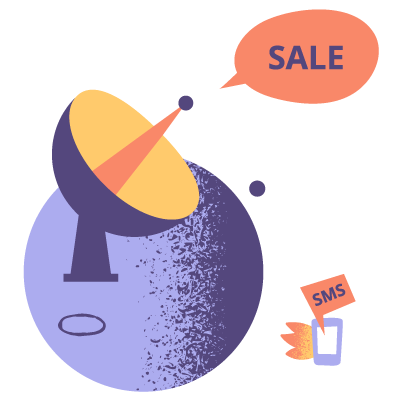 Promotional offer SMS message