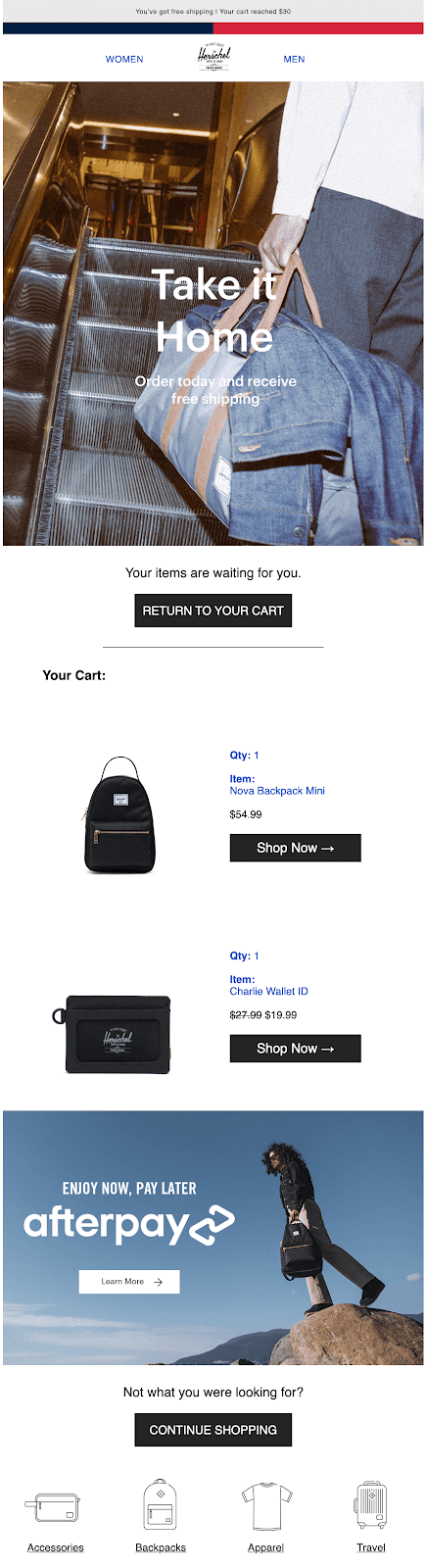 15 Abandoned Cart Email Examples [Best Practices + Tips]