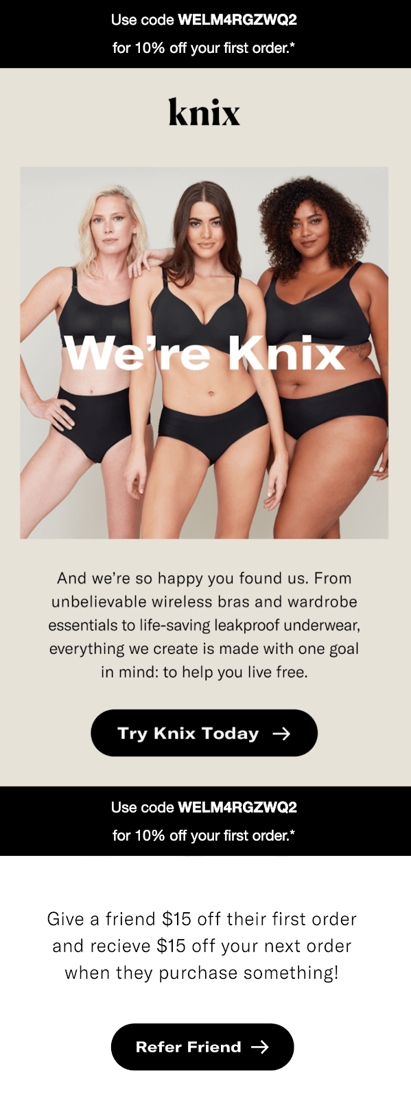 Knix Promo Codes – 15% Off