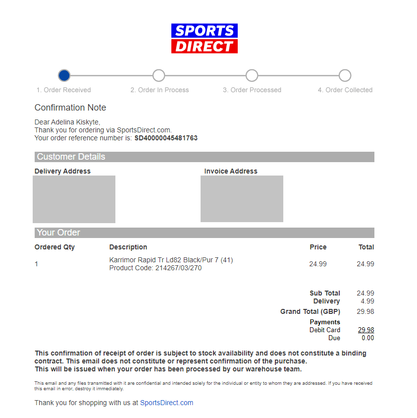 5 Best Order Confirmation Email Examples In 2022 Firepush